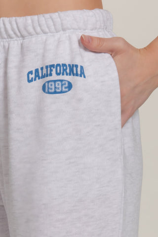 Waistband Print Detail Sweatpants gr - Wear Arielle