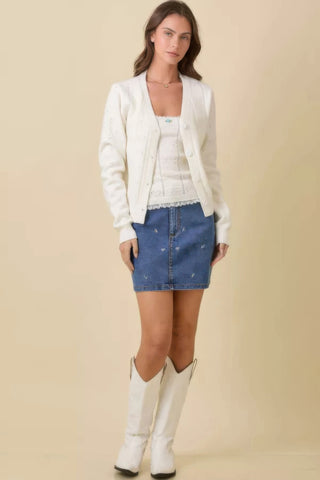 Mini Denim Skirt - Wear Arielle