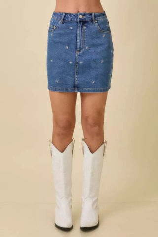 Mini Denim Skirt - Wear Arielle