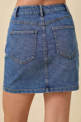 Mini Denim Skirt - Wear Arielle