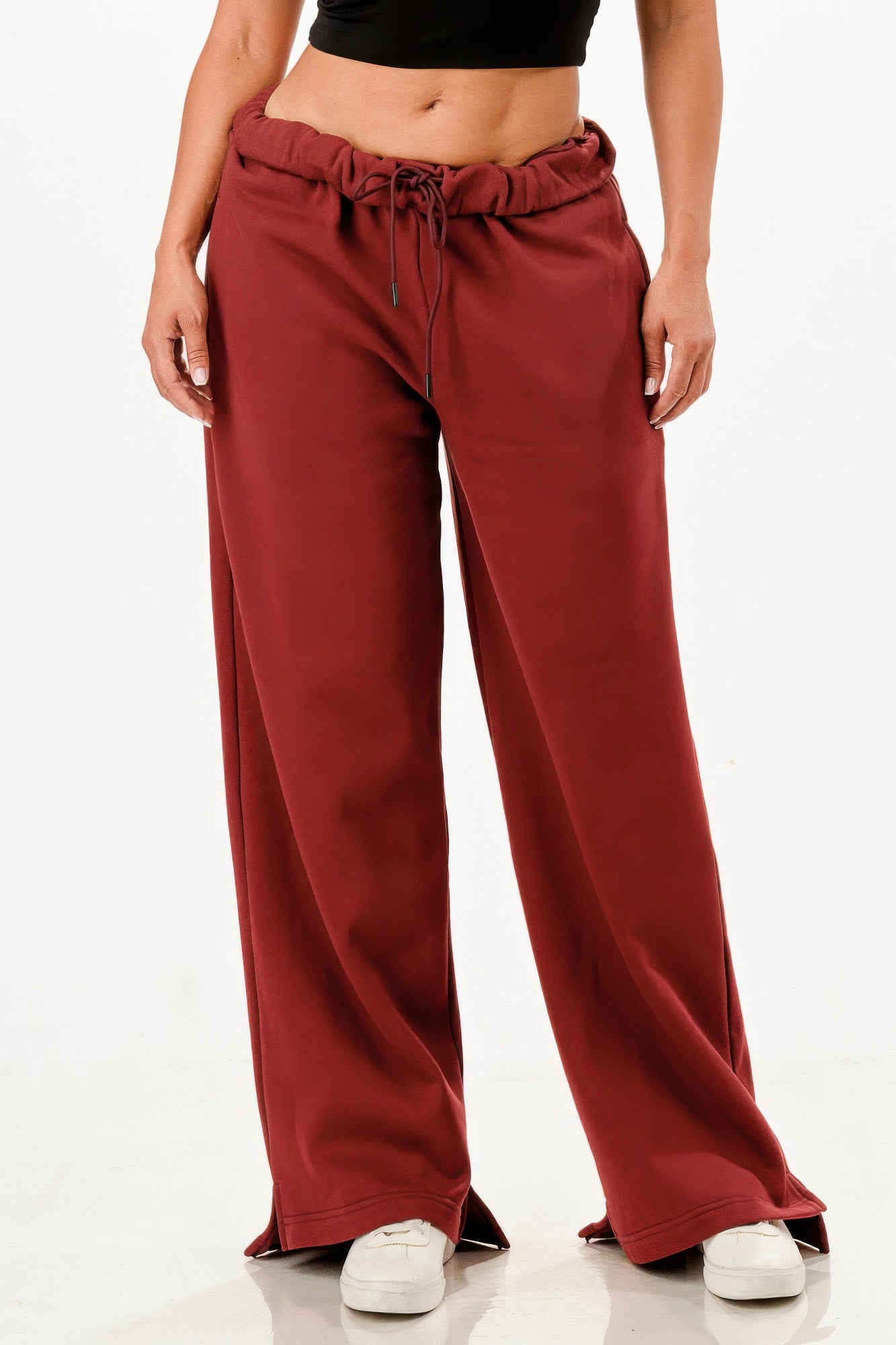 Baggy Sweatpants burgundy - Wear Arielle