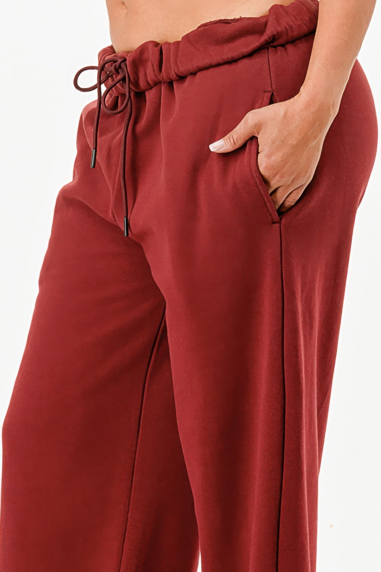 Baggy Sweatpants burgundy - Wear Arielle