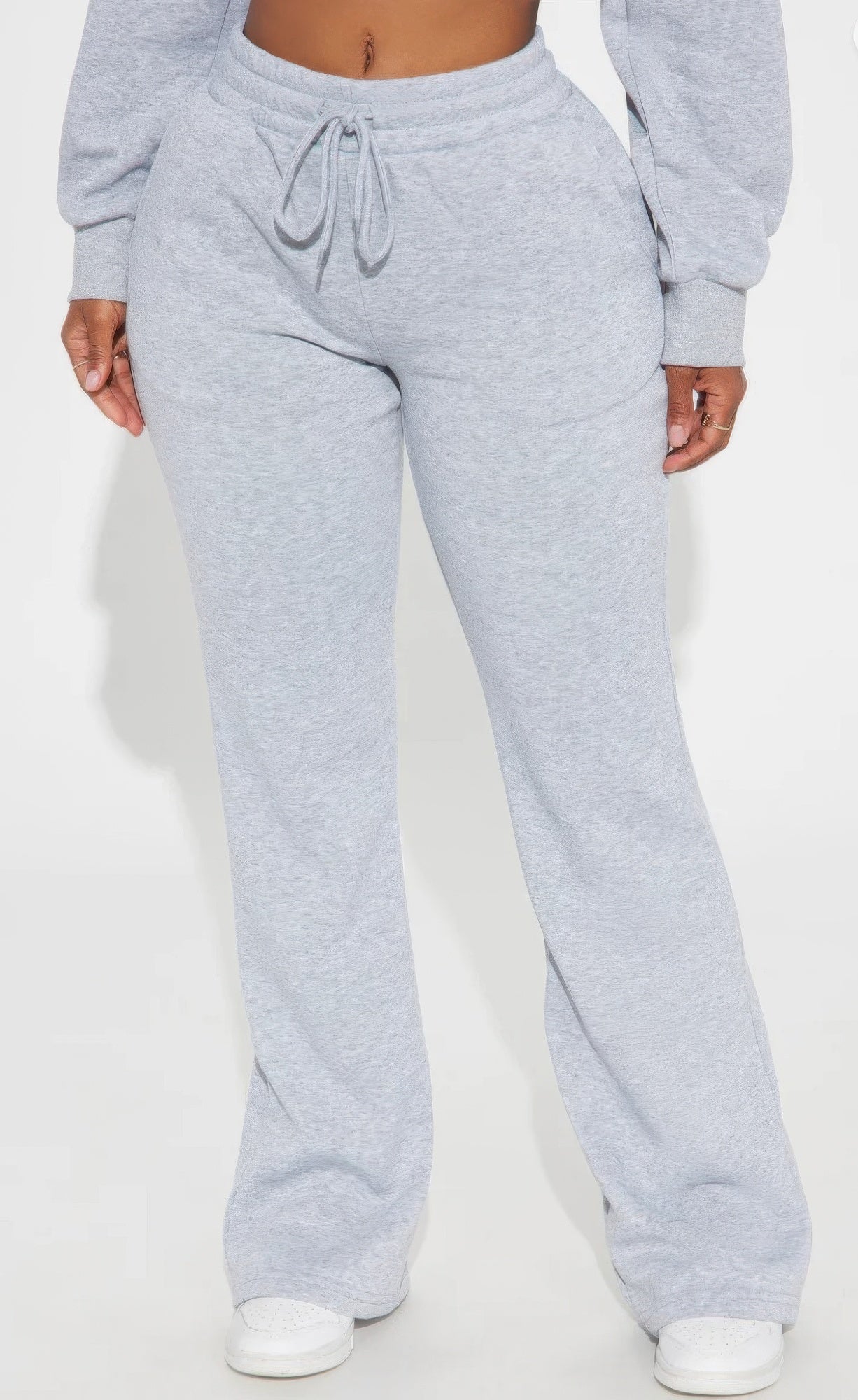 Lounge Flare Pant heather grey - Wear Arielle