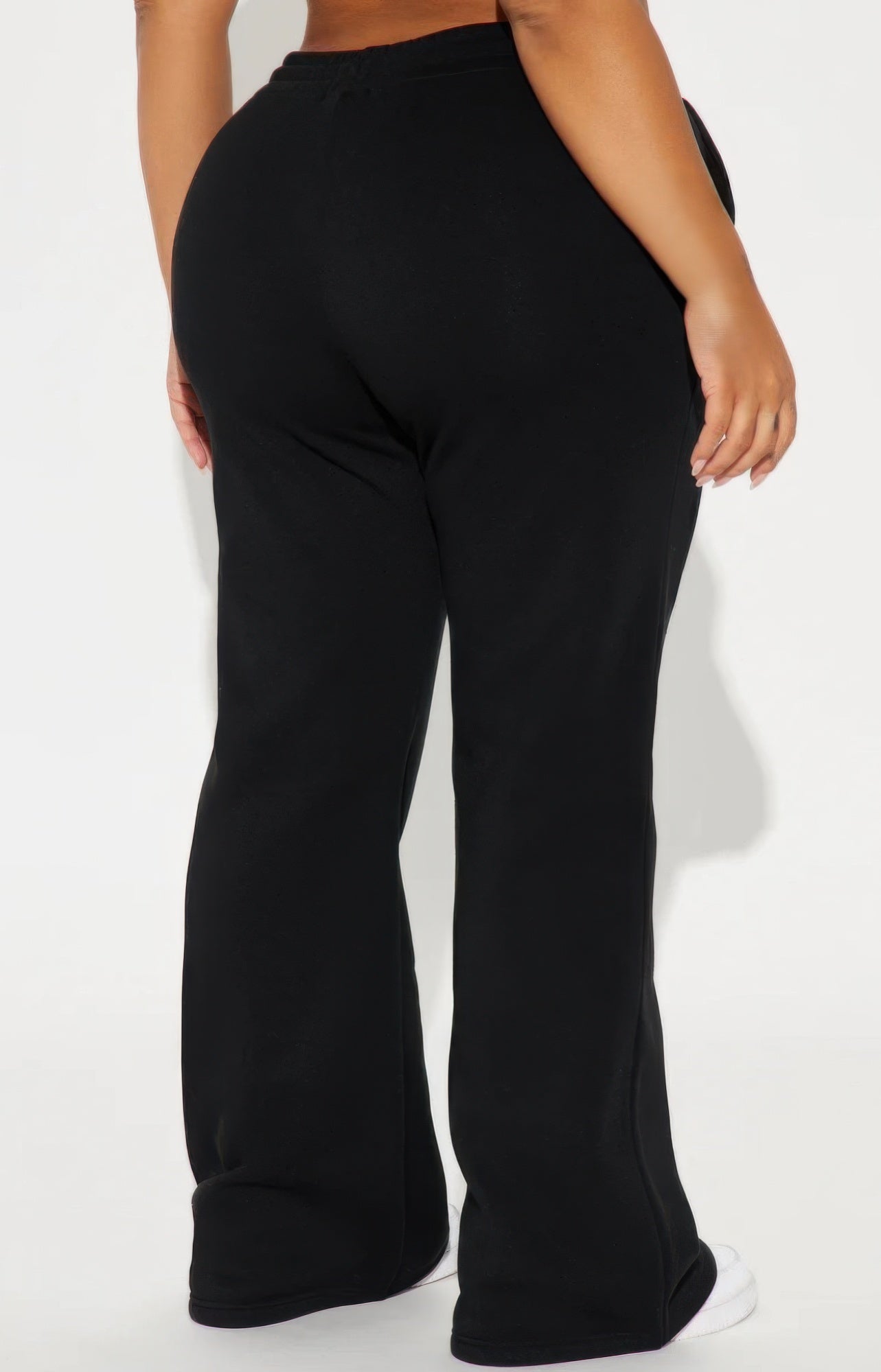 Black Fleece Lounge Flare Pants - Wear Arielle