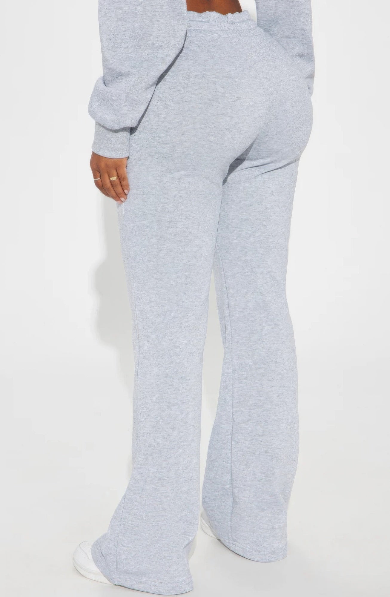 Lounge Flare Pant heather grey - Wear Arielle