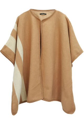 Cozy Side Border Ruana - Wear Arielle