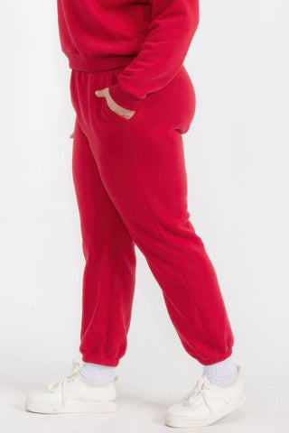 Plus Size Fleece Joggers - Wear Arielle