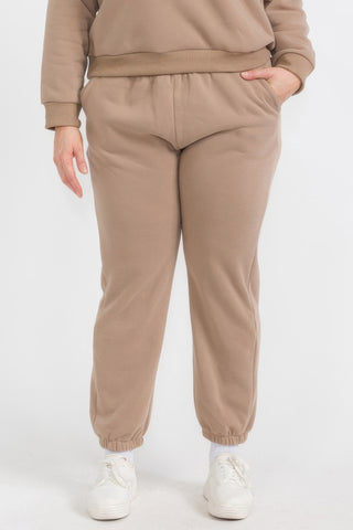 Plus Size Fleece Joggers - Wear Arielle