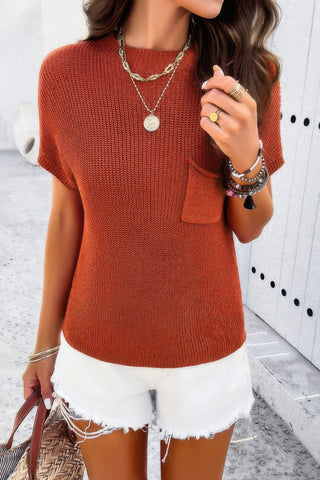 Ribbed Knit Loose Top - Wear Arielle