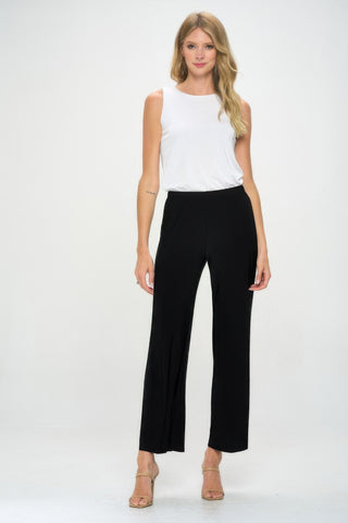 Elastic Waistband Flared Pants - Wear Arielle