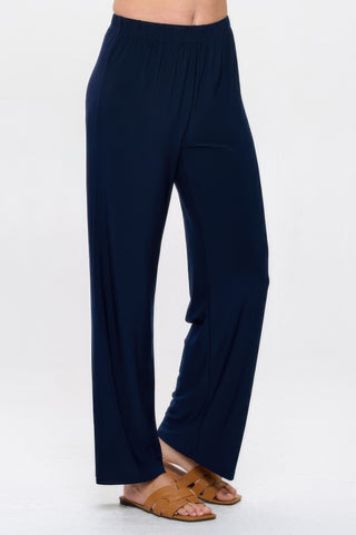 Elastic Waistband Flared Pants - Wear Arielle