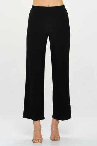 Elastic Waistband Flared Pants - Wear Arielle