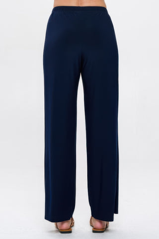 Elastic Waistband Flared Pants - Wear Arielle