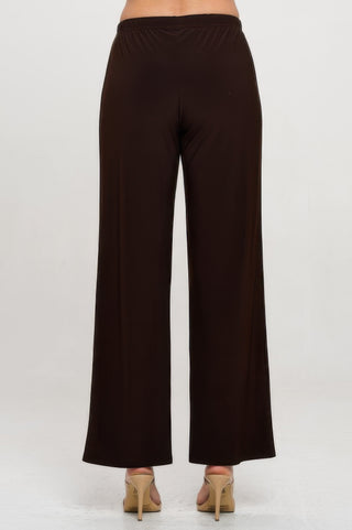 Elastic Waistband Flared Pants - Wear Arielle