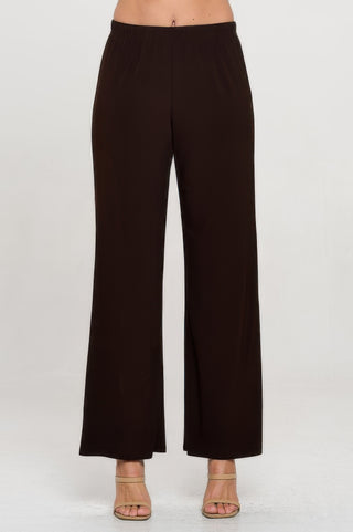 Elastic Waistband Flared Pants - Wear Arielle