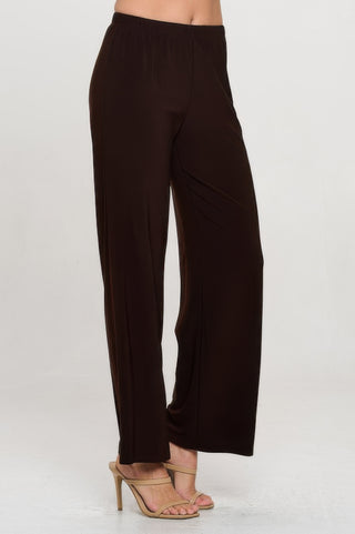 Elastic Waistband Flared Pants - Wear Arielle