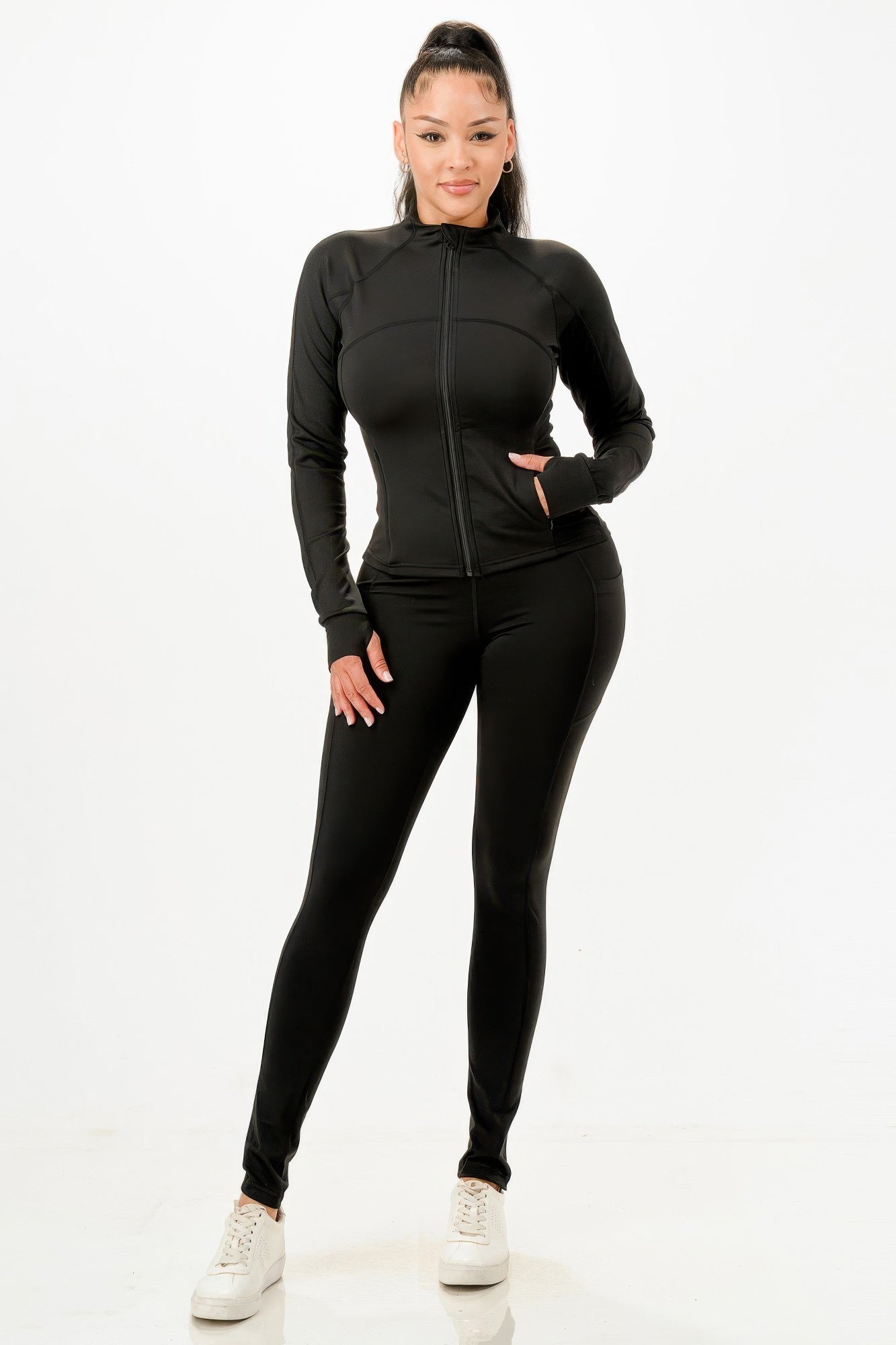 Active Jacket And Legging Set - Wear Arielle