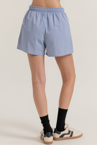 Anorak Side Slit Workout Shorts - Wear Arielle