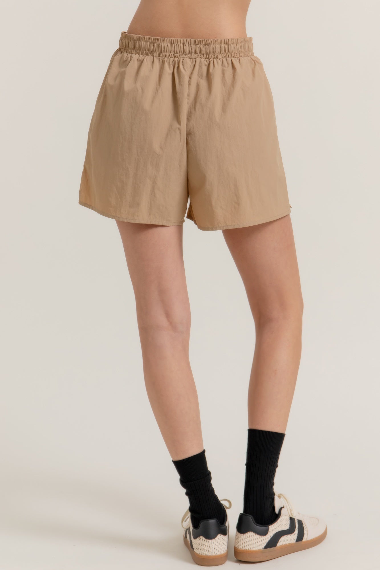 Anorak Side Slit Workout Shorts - Wear Arielle