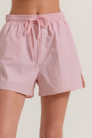 Anorak Side Slit Workout Shorts - Wear Arielle