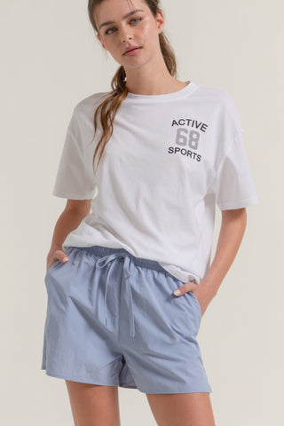 Anorak Side Slit Workout Shorts - Wear Arielle