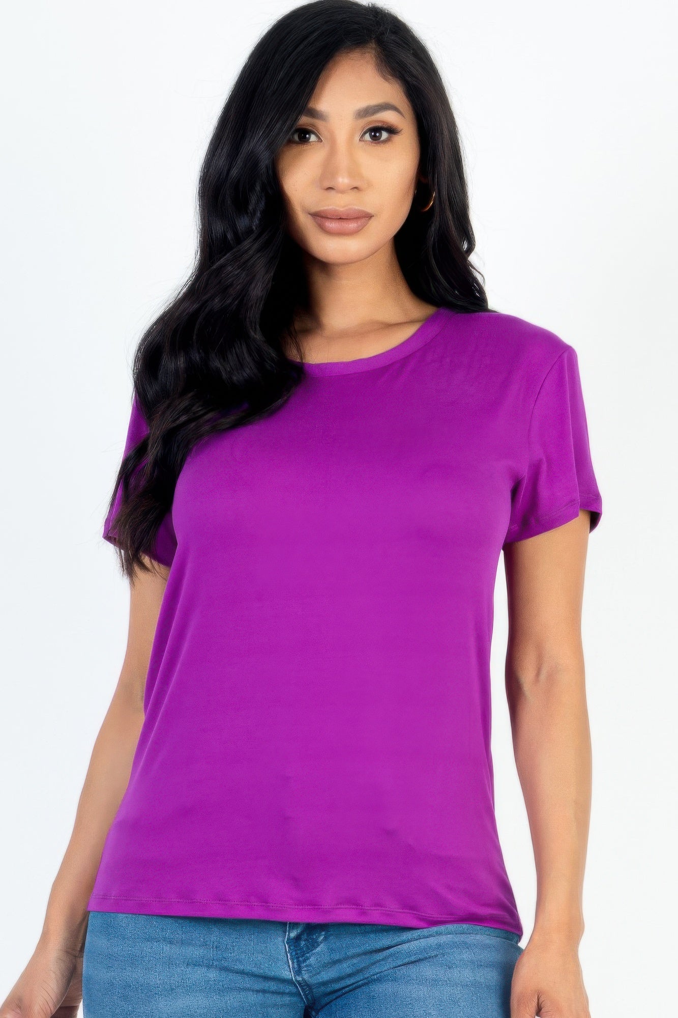 Basic Short Sleeve T-shirt - Wear Arielle