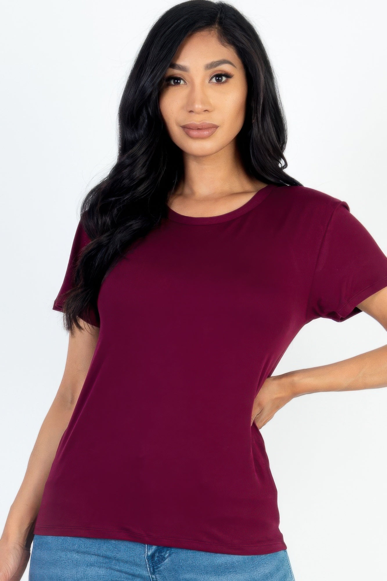 Basic Short Sleeve T-shirt - Wear Arielle