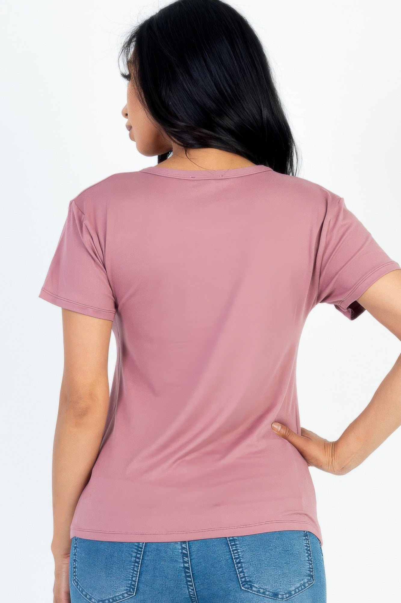 Basic Short Sleeve T-shirt - Wear Arielle