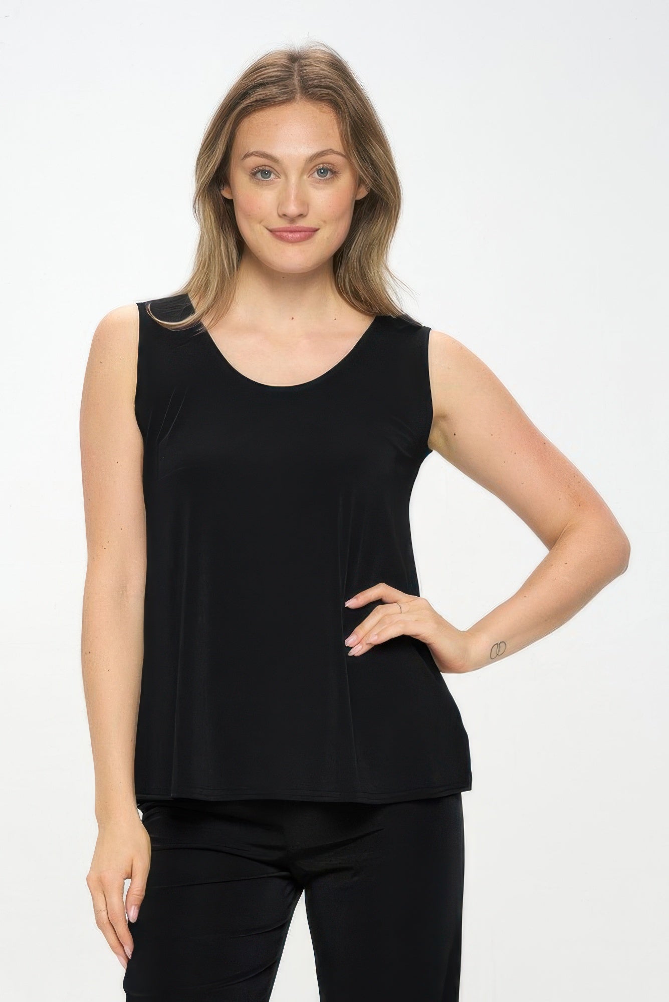 Bns Solid Sleeveless Tank Top - Wear Arielle