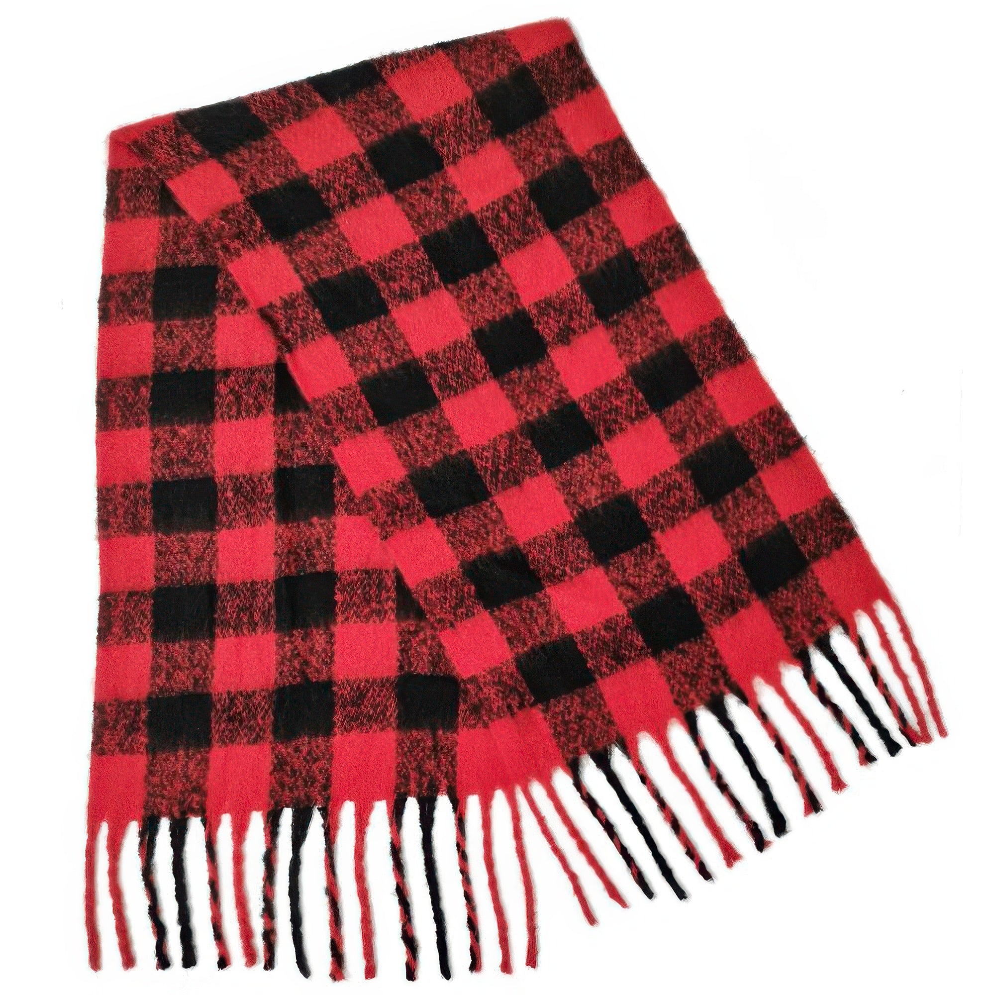 Buffalo Plaid Scarf - Wear Arielle