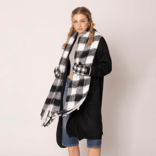 Buffalo Plaid Scarf - Wear Arielle