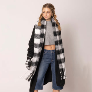 Buffalo Plaid Scarf - Wear Arielle