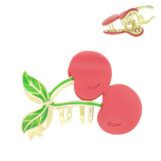 Cherry Shaped Metal Hair Claw Clip - Wear Arielle