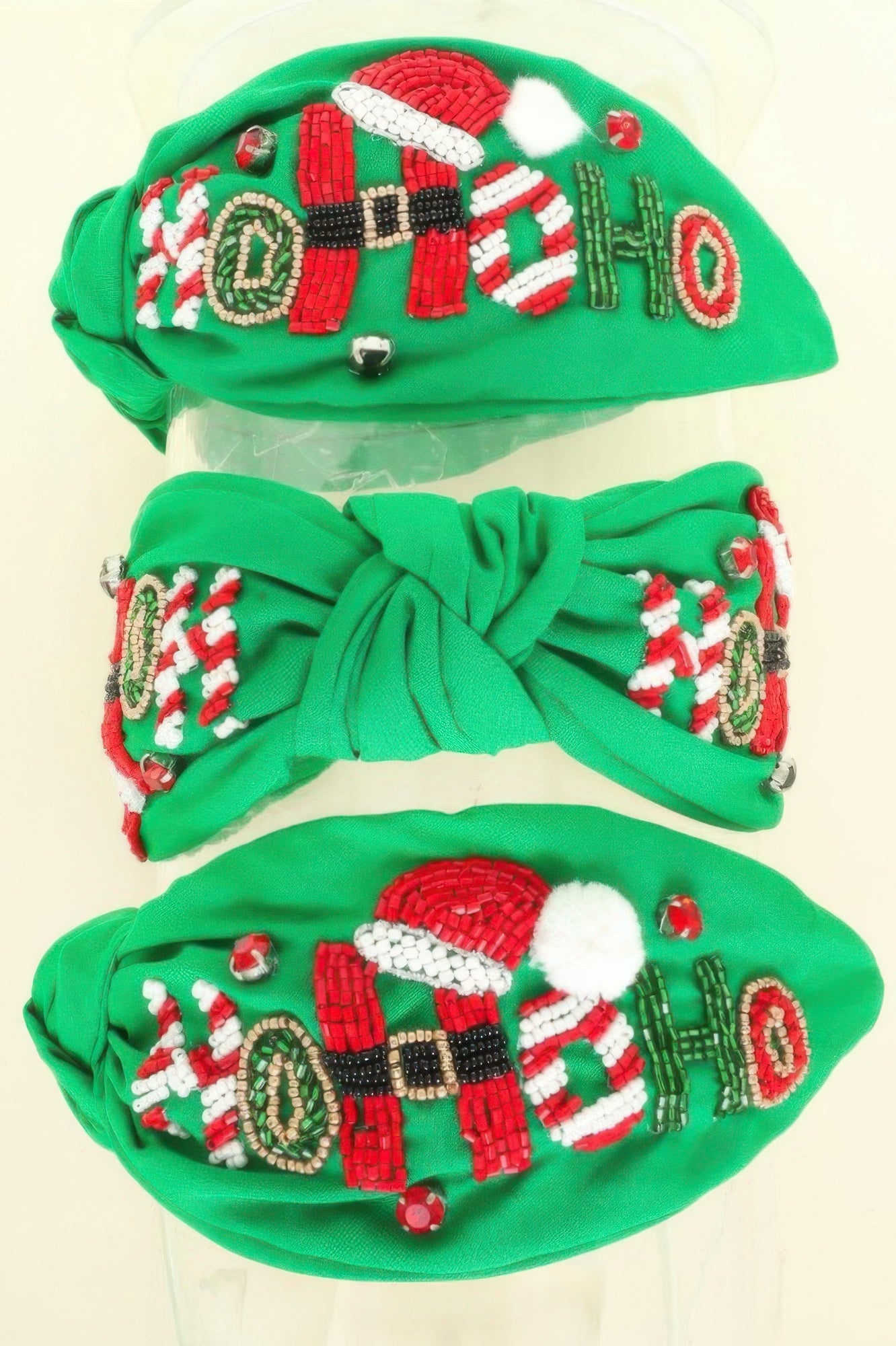 Christmas Hohoho Top Knot Headband - Wear Arielle