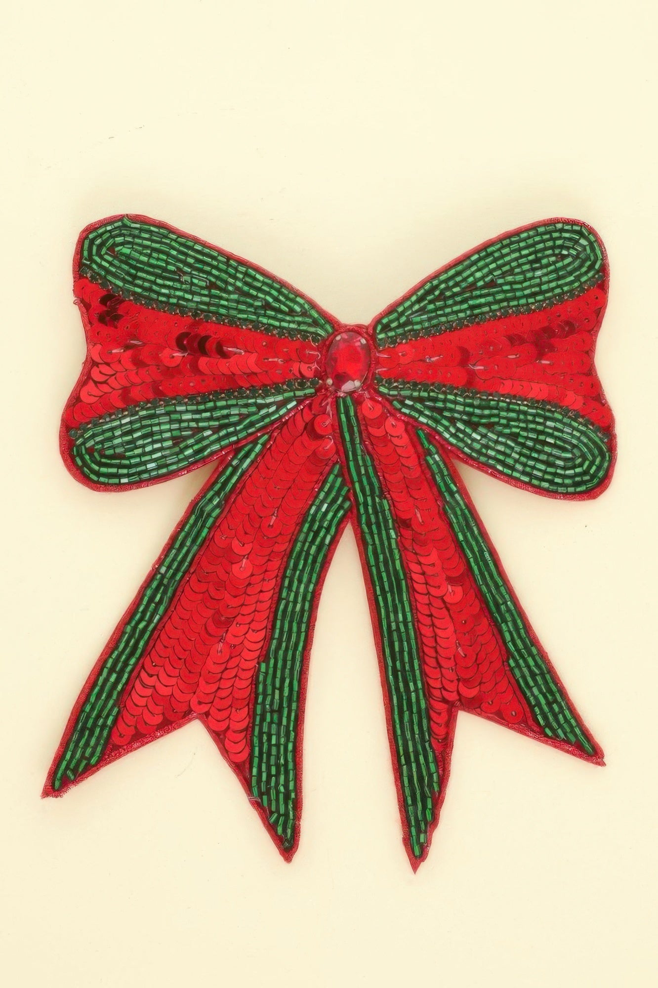 Christmas Ribbon Bow Barrette Hair Clip - Wear Arielle