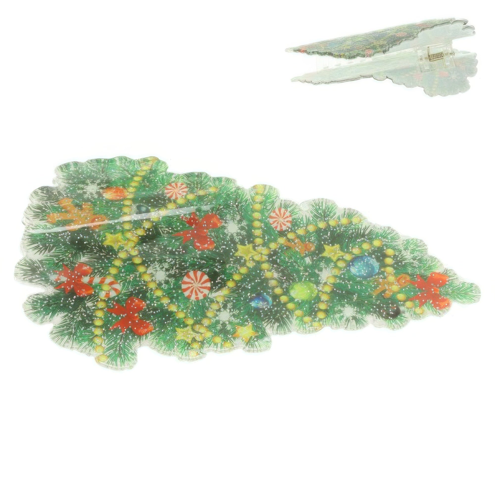 Christmas Tree Acrylic Hair Claw Clip - Wear Arielle