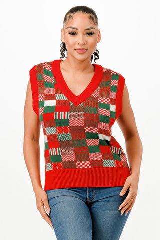 Christmas Vest Sweater - Wear Arielle