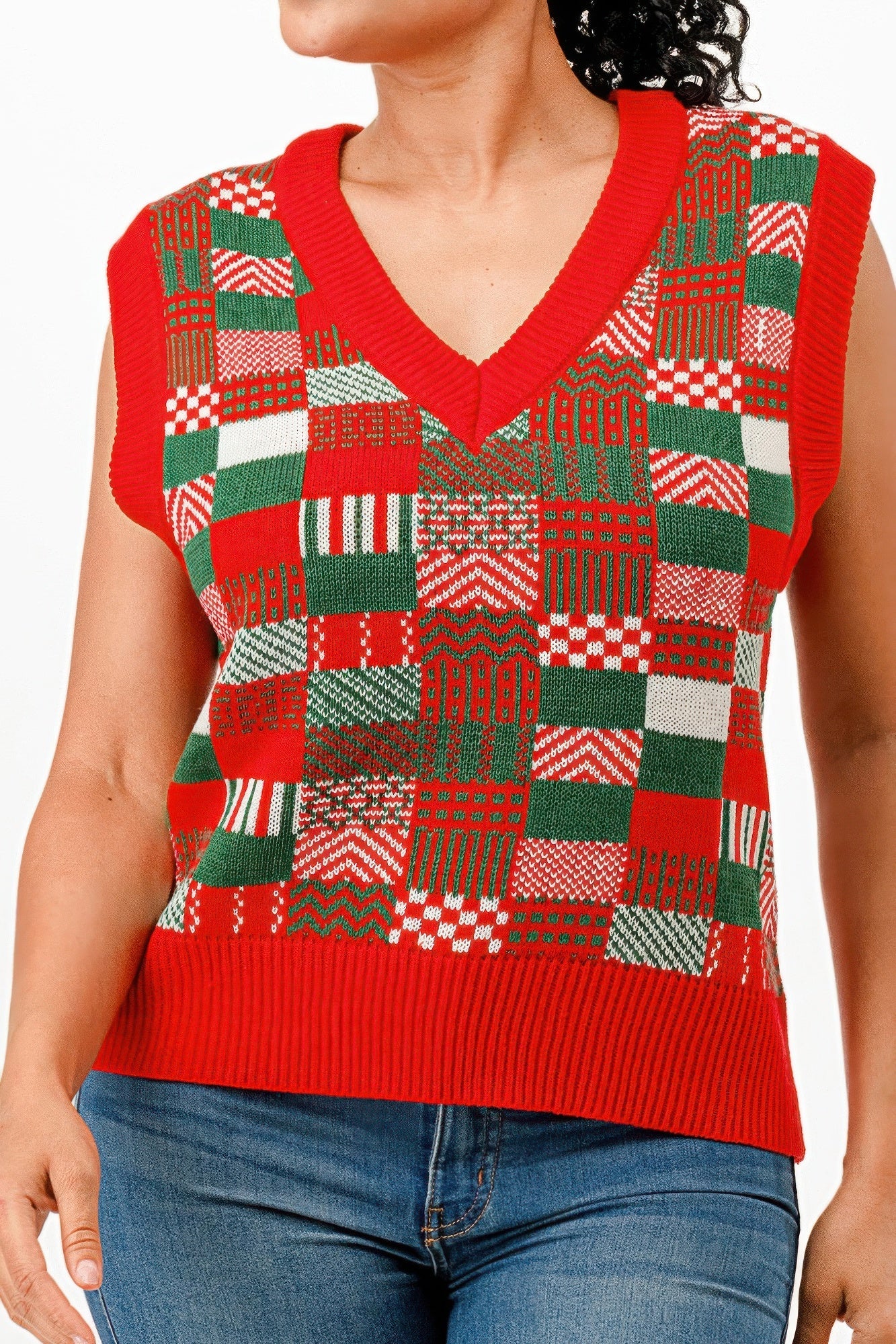 Christmas Vest Sweater - Wear Arielle