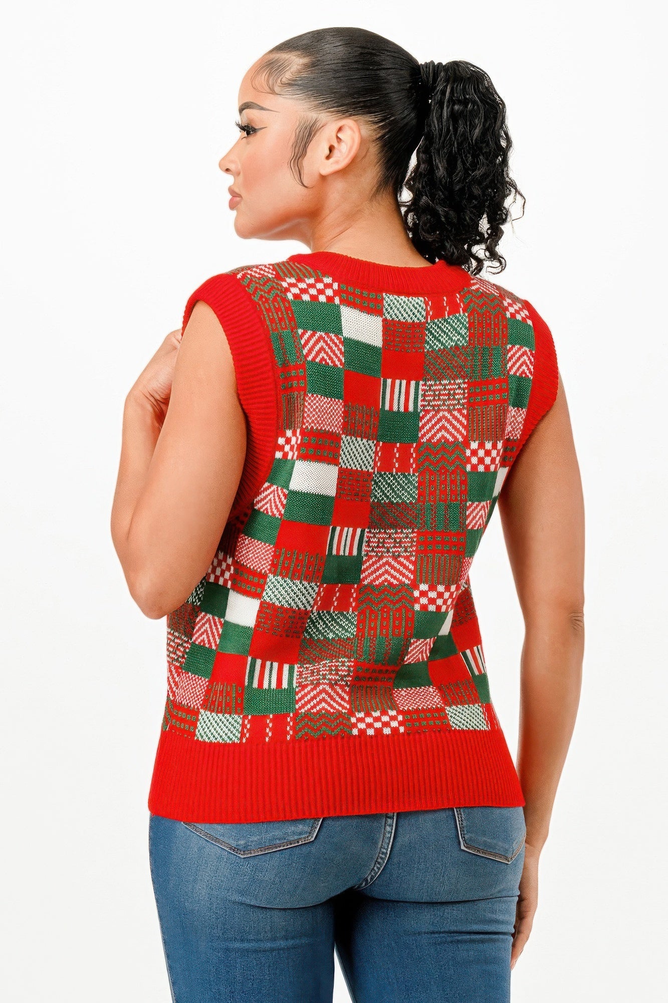 Christmas Vest Sweater - Wear Arielle