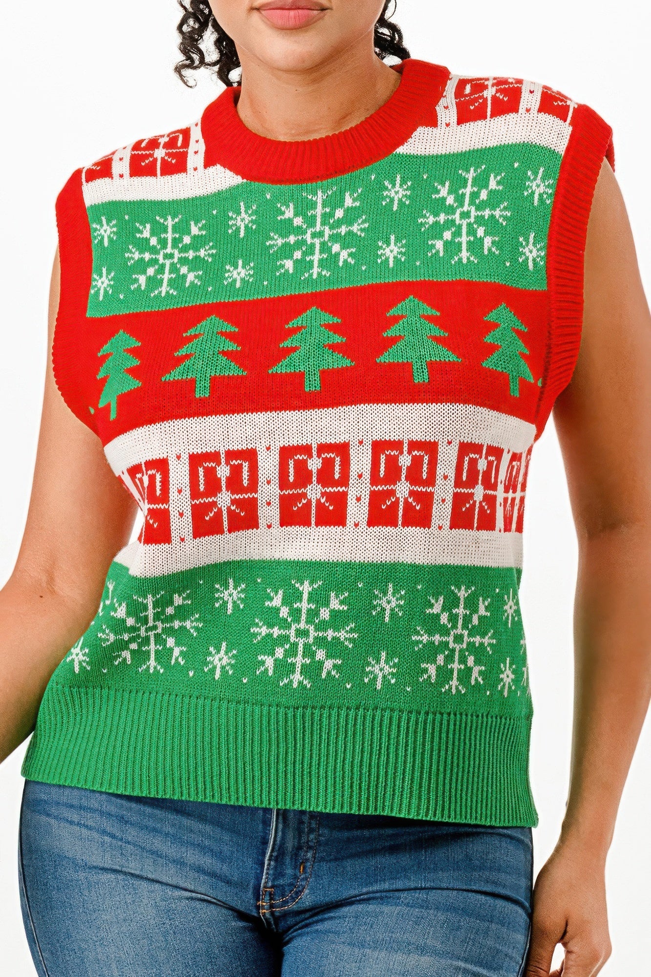Christmas Vest Sweater - Wear Arielle