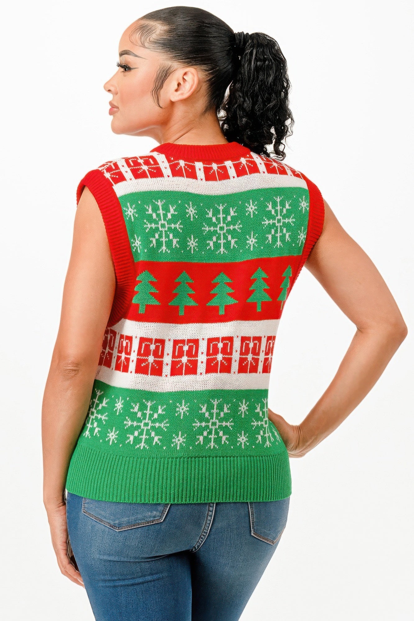 Christmas Vest Sweater - Wear Arielle