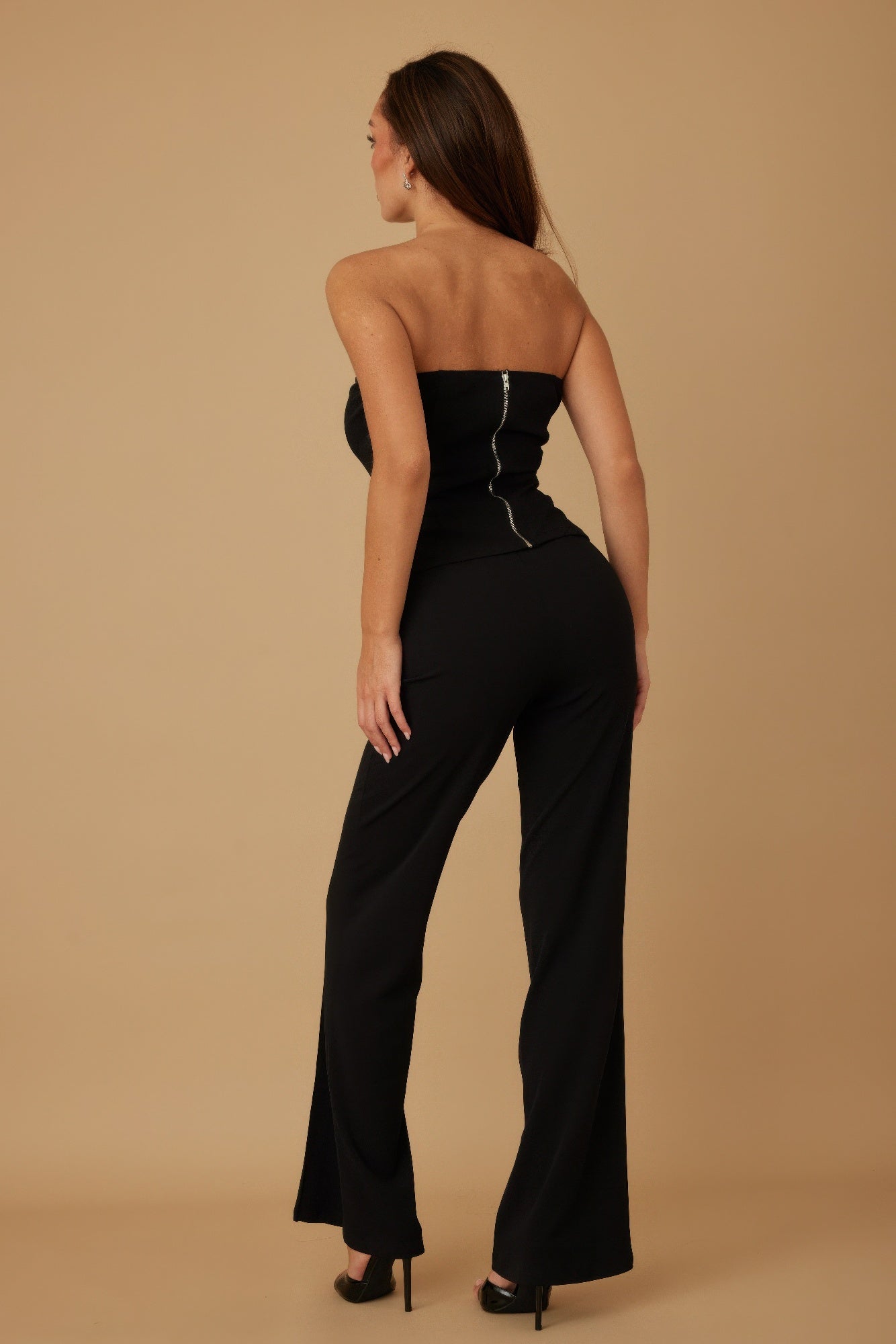 Classy Two Piece Sets With Oval Crystal Stone - Wear Arielle