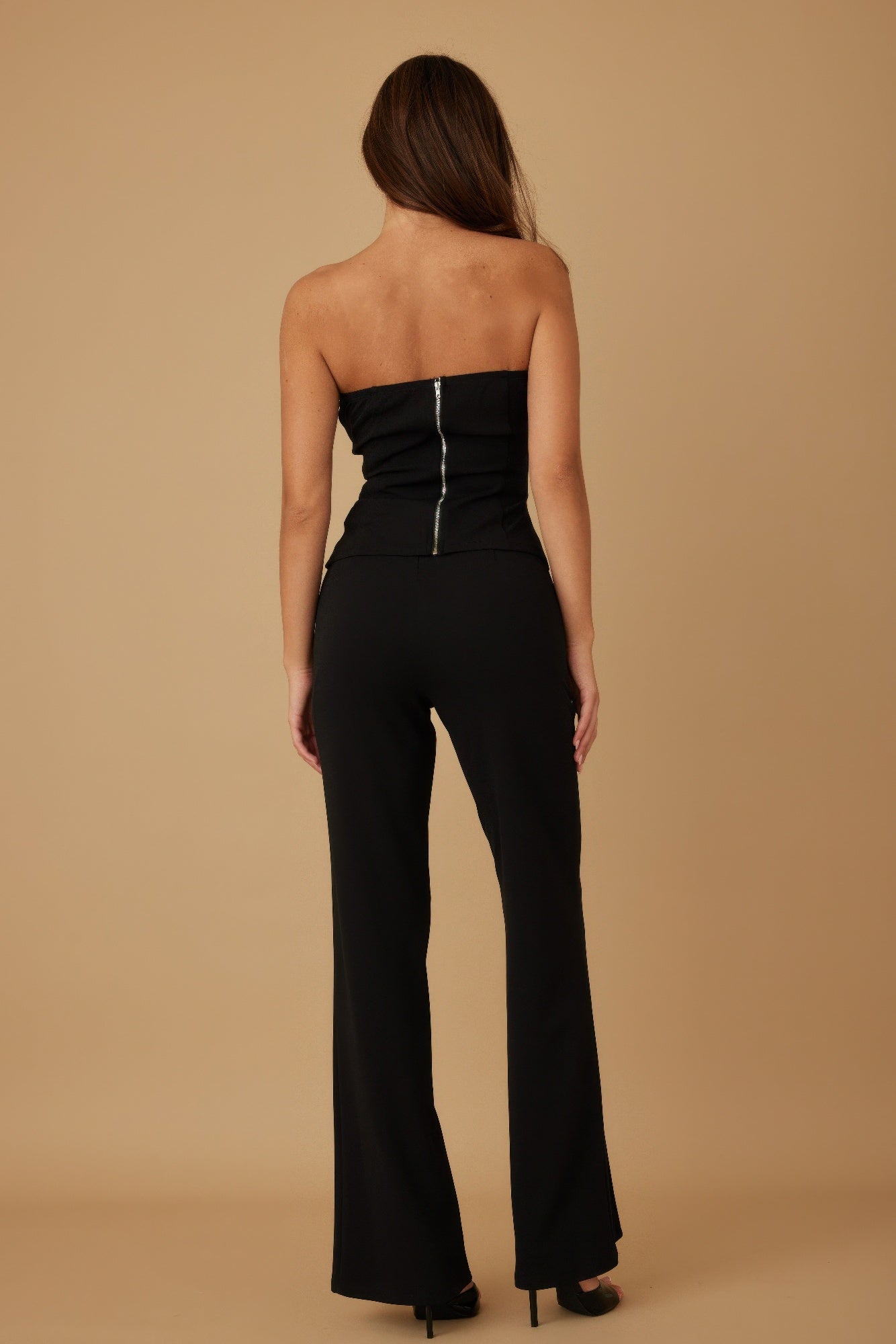 Classy Two Piece Sets With Oval Crystal Stone - Wear Arielle