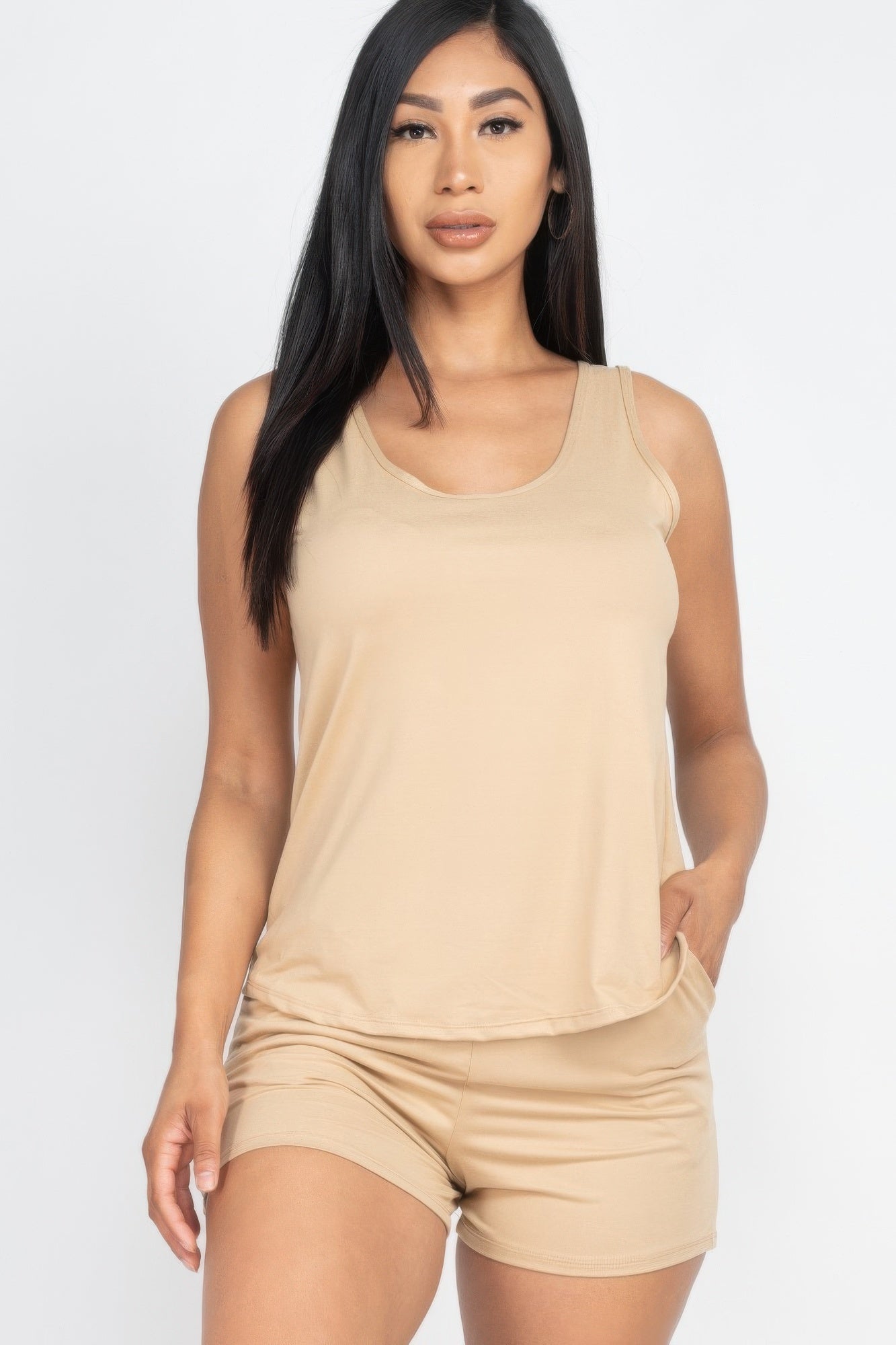 Comfy Tank Top & Shorts Set - Wear Arielle