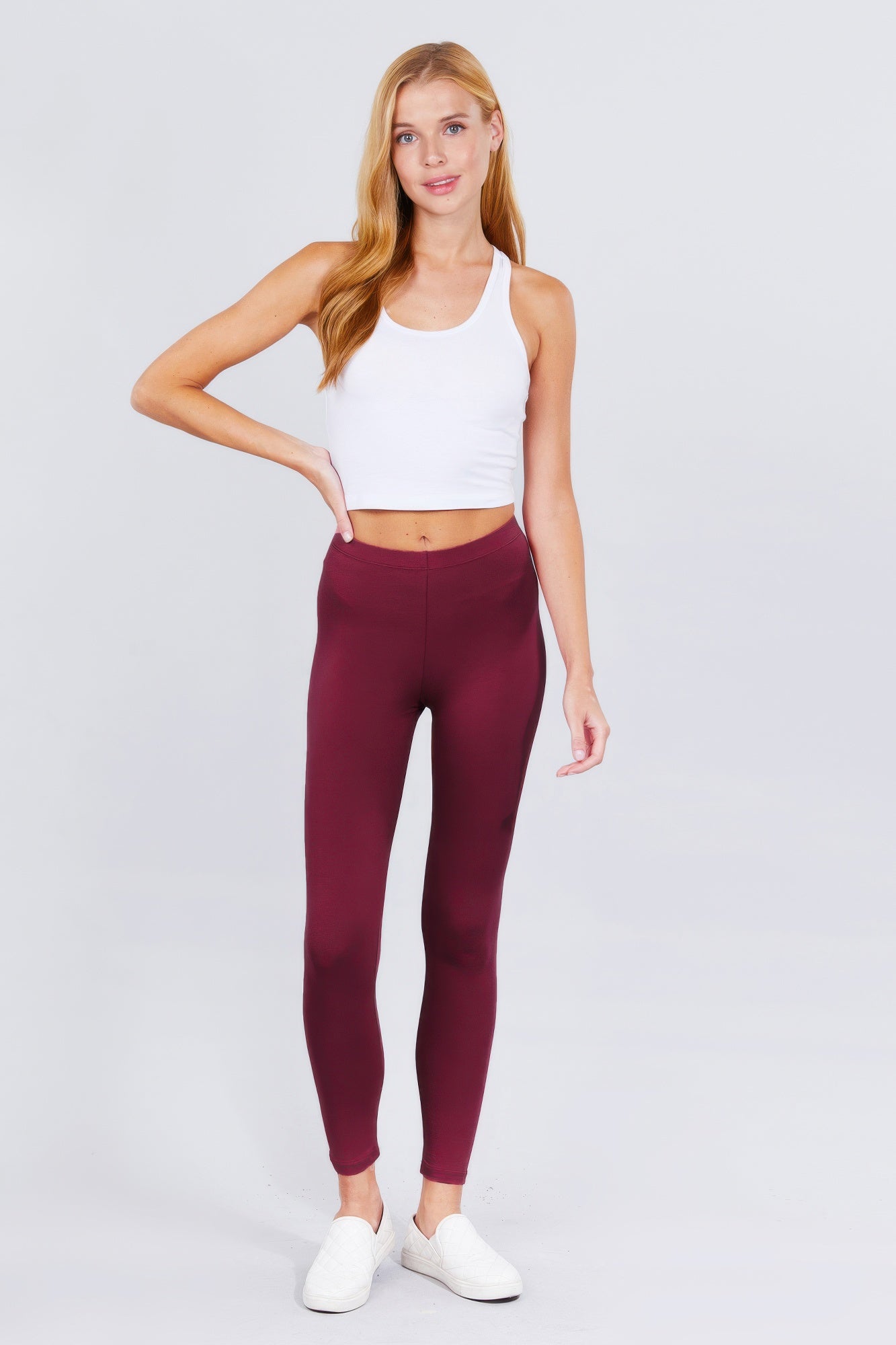 Cotton Spandex Leggings - Wear Arielle