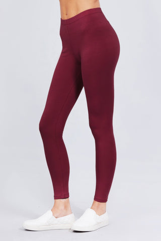 Cotton Spandex Leggings - Wear Arielle
