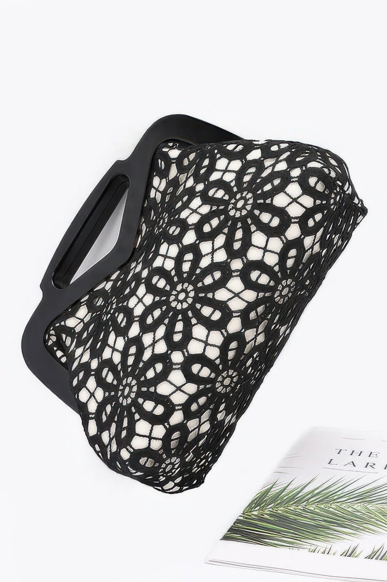 Crochet Wood Frame Clutch - Wear Arielle