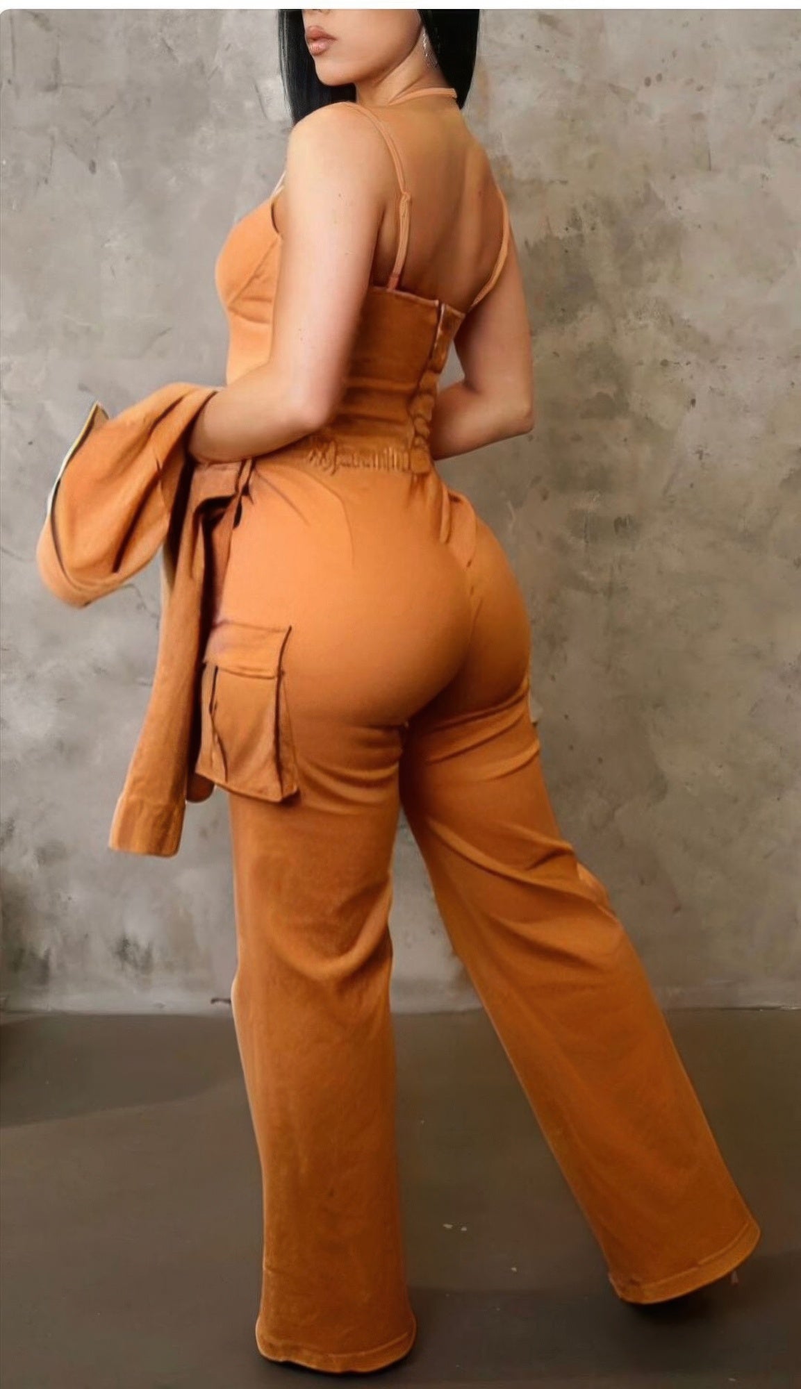 Crop Jacket 3pcs Set - Wear Arielle