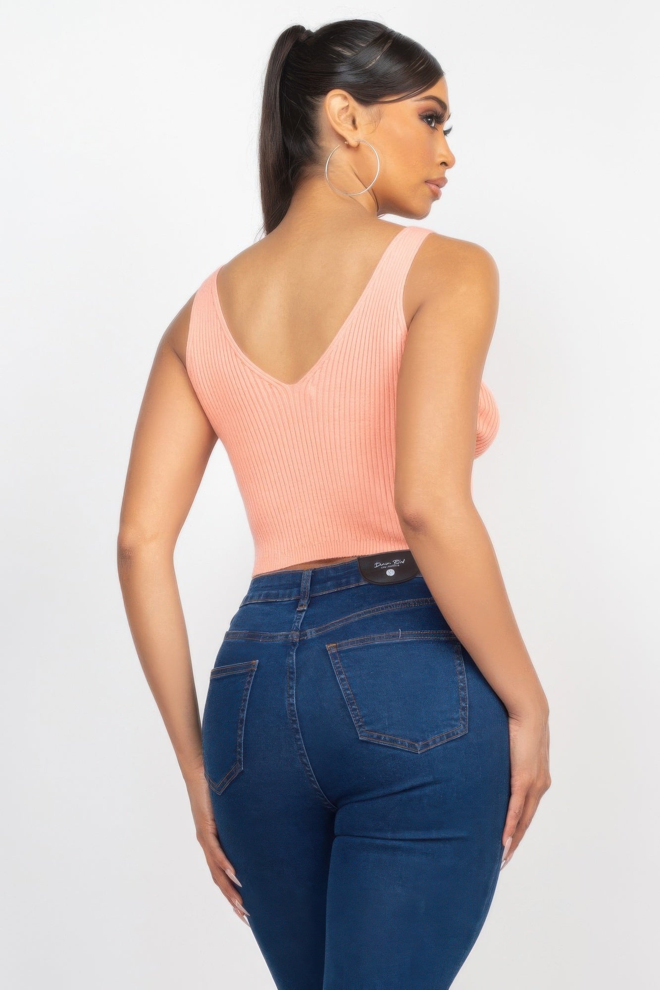 Crop Tank Top & Cardigan Sweater Set - Wear Arielle