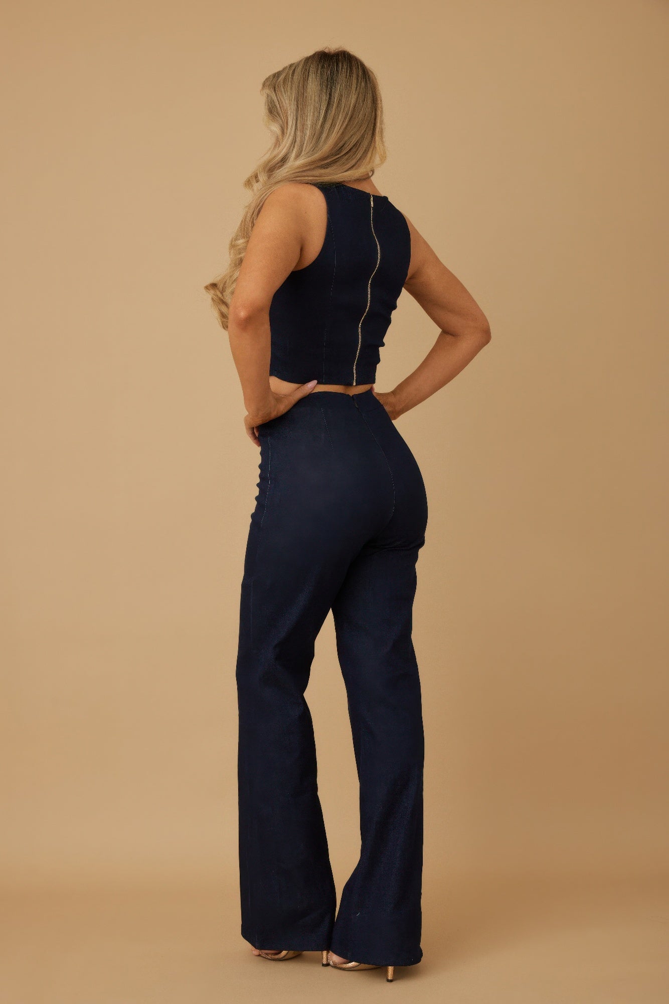 Crop Vest Casual Sets - Wear Arielle